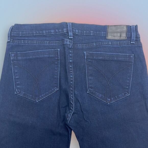 CALVIN KLEIN JEANS Women’s 28 / 6 RCKR KICK Blue Jeans - Picture 2 of 4